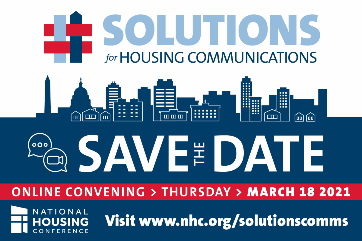 National Housing Conference: Solutions For Housing Communications - PACDC